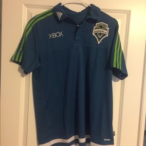NEW Adidas Seattle Sounders Polo 15/16